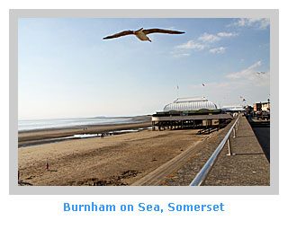 Burnham on Sea in Somerset a plendid location for family self-catering holidays