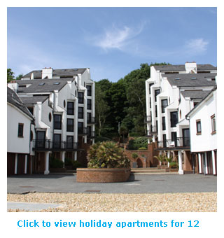 holiday apartments for 12