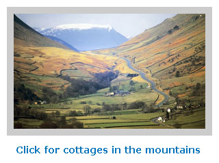 self catering cottage holidays in the mountains to rent for family holidays