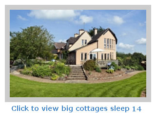 big cottage sleeps 14 in the country