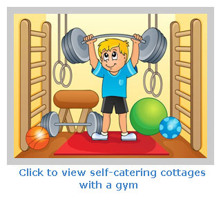 Self-catering accommodation with a gym for guests