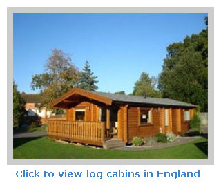 some of the best  log cabin holidays in england