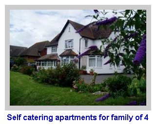 a collection of self catering apartments for family of 4